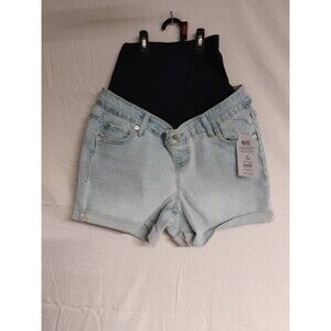 Time and Tru Maternity Shorts Roll Cuff Comfort Stretch Small 4-6
